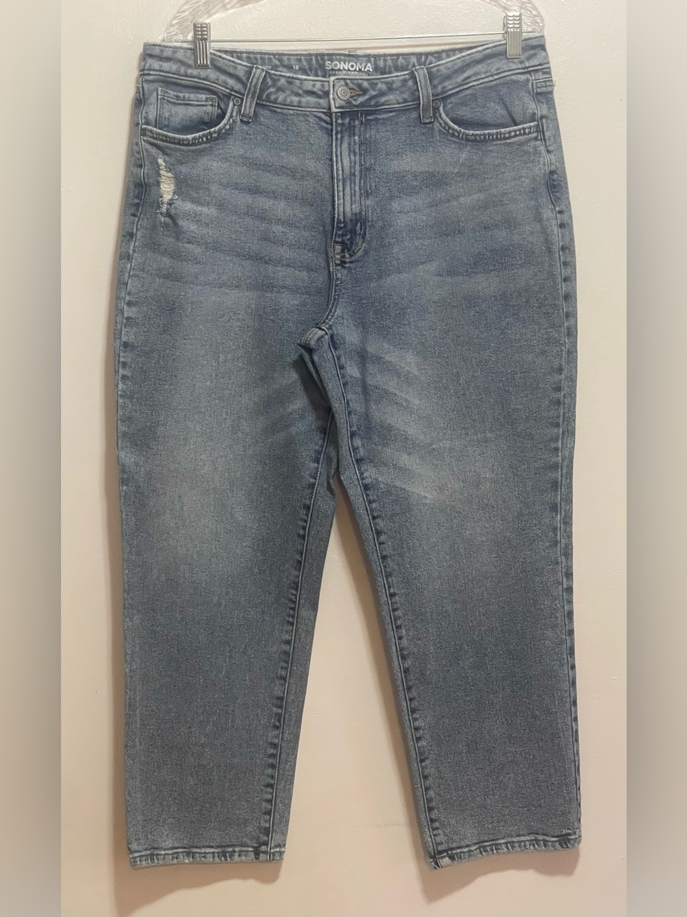 Sonoma High-Rise Light Blue Straight Jeans
